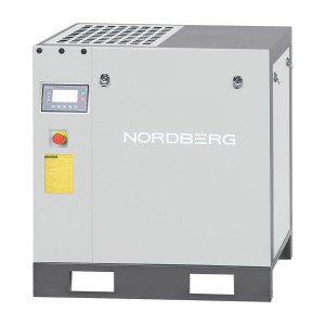 Компрессор винтовой, 7,5 кВт, 10 бар, 900 л/мин, без ресивера, серый NORDBERG NCC10-G 01-00021863