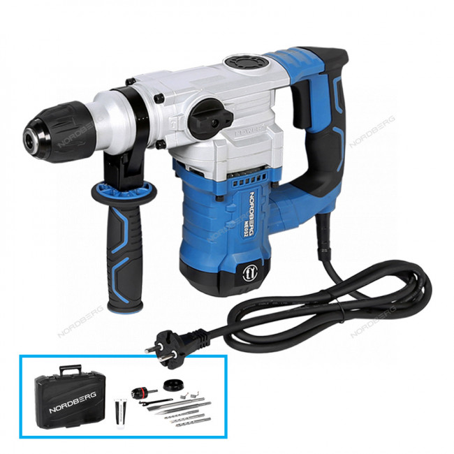 Перфоратор, SDS-plus, 1200 Вт NORDBERG NE052 01-00004254 Перфоратор, SDS-plus, 1200 Вт NORDBERG NE052 01-00004254