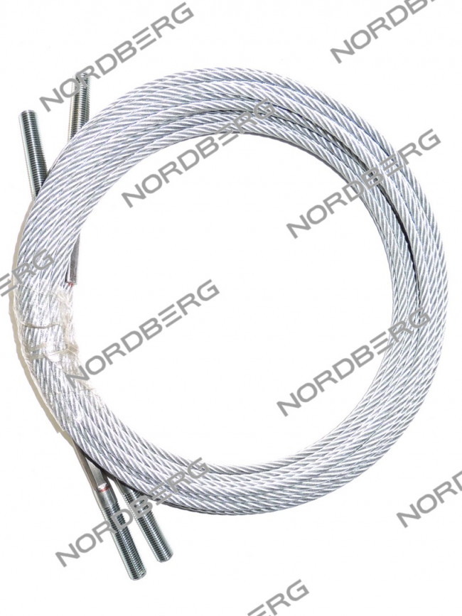 NORDBERG ЗАПЧАСТЬ ТРОС для подъемника N4120B-4T (2 шт/комплект) ЦБ-00009289