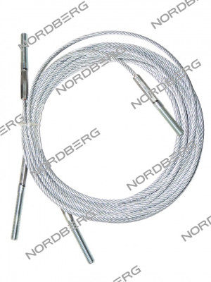 NORDBERG ЗАПЧАСТЬ ТРОС 3600 мм для N4120H-4T (2 шт/комплект) NEW ЦБ-00009290