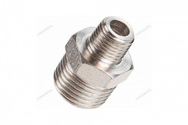 Переходник резьбовой M1/4" - M1/2" NORDBERG NPMM24 ЦБ-0010487 Переходник резьбовой M1/4" - M1/2" NORDBERG NPMM24 ЦБ-0010487