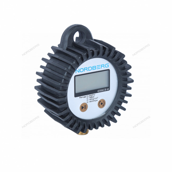 Манометр радиальный, 1/4", 80мм, 0-18 бар, цифровой NORDBERG Ti63#GAUGE ЦБ-0010854 Манометр радиальный, 1/4", 80мм, 0-18 бар, цифровой NORDBERG Ti63#GAUGE ЦБ-0010854