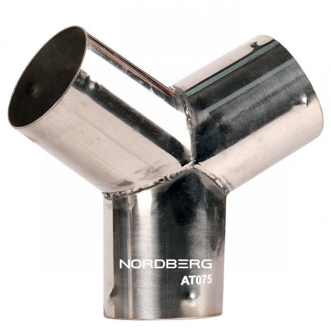 Насадка металлическая Y-образная для шланга D=75 мм Nordberg AT75 000008008