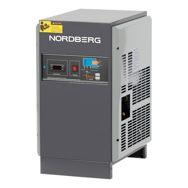 Осушитель воздуха до 16 бар, 2400 л/мин, 220 В, серый NORDBERG NCD20-G 01-00021951