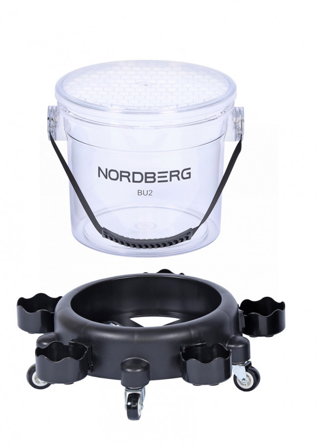 Ведро для детейлинга на колесах NORDBERG BU2 01-00005579 Ведро для детейлинга на колесах NORDBERG BU2 01-00005579