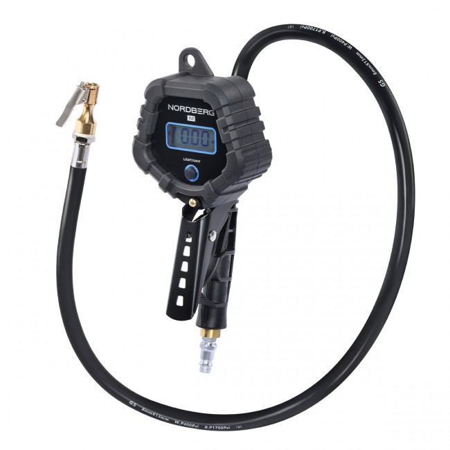 Пистолет профессиональный для подкачки колес, цифровой NORDBERG Ti7 01-00020066 Пистолет профессиональный для подкачки колес, цифровой NORDBERG Ti7 01-00020066