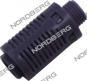 Шумоглушитель 1/8" пятиходового клапана ШМС NORDBERG FSK 01 ЦБ-00000056