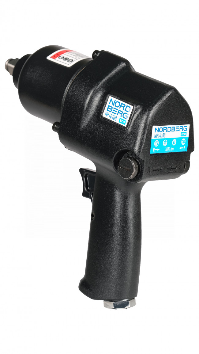 Пневмогайковерт ударный 1/2", 1000 Нм NORDBERG NP14100 ЦБ-00009578 Пневмогайковерт ударный 1/2", 1000 Нм NORDBERG NP14100 ЦБ-00009578