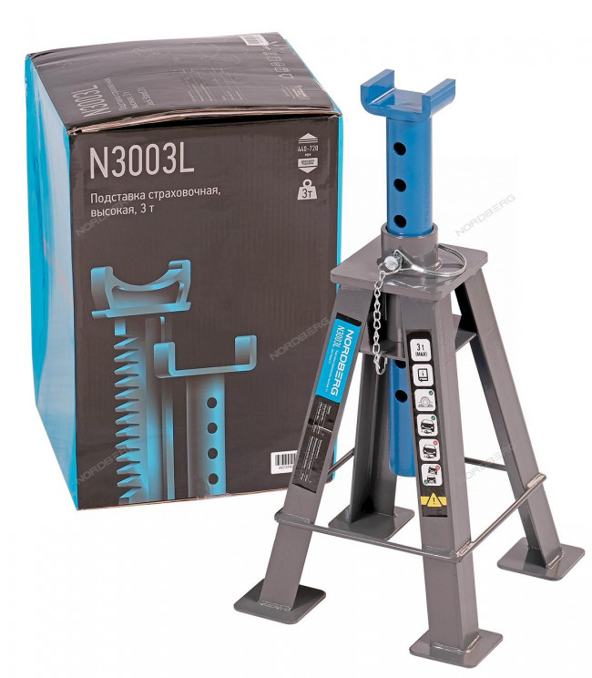 Подставка страховочная высокая, 3 т NORDBERG N3003L 01-00000714 Подставка страховочная высокая, 3 т NORDBERG N3003L 01-00000714