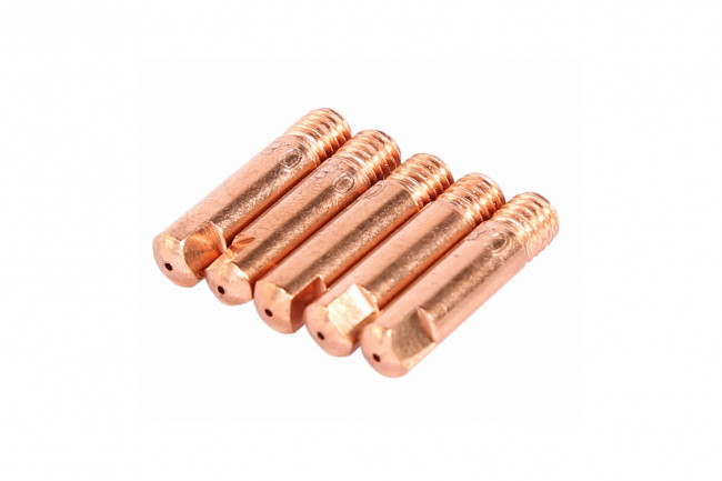 Сварочный наконечник для горелки MIG/MAG E-CU, M6x25, 0.8 мм, 5 шт. NORDBERG WMI-N08 01-00004447 Сварочный наконечник для горелки MIG/MAG E-CU, M6x25, 0.8 мм, 5 шт. NORDBERG WMI-N08 01-00004447