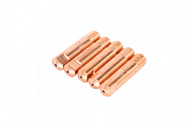 Сварочный наконечник для горелки MIG/MAG E-CU, M6x25, 1 мм, 5 шт. NORDBERG WMI-N10 01-00004448 Сварочный наконечник для горелки MIG/MAG E-CU, M6x25, 1 мм, 5 шт. NORDBERG WMI-N10 01-00004448