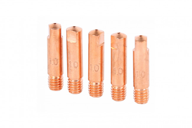 Сварочный наконечник для горелки MIG/MAG E-CU, M6x25, 1 мм, 5 шт. NORDBERG WMI-N10 01-00004448 Сварочный наконечник для горелки MIG/MAG E-CU, M6x25, 1 мм, 5 шт. NORDBERG WMI-N10 01-00004448