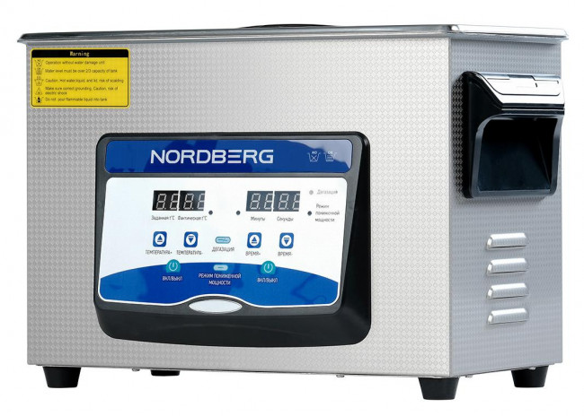 Ультразвуковая ванна с подогревом, 4,5 л NORDBERG NU45D ЦБ-00017600 Ультразвуковая ванна с подогревом, 4,5 л NORDBERG NU45D ЦБ-00017600