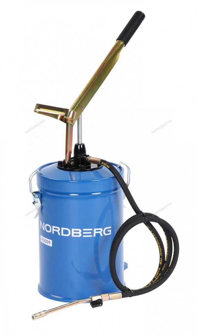 Установка для раздачи густой смазки ручная, 8 л NORDBERG N5009 01-00018234 Установка для раздачи густой смазки ручная, 8 л NORDBERG N5009 01-00018234