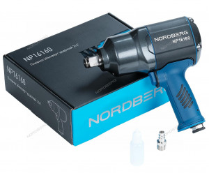 Пневмогайковерт ударный 3/4", 2000 Нм NORDBERG NP16160 ЦБ-0009011 Пневмогайковерт ударный 3/4", 2000 Нм NORDBERG NP16160 ЦБ-0009011