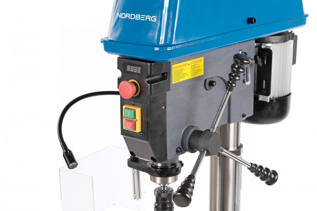 Станок сверлильный (1100Вт, 25мм, вариатор скорости,тиски) NORDBERG ND25111V 01-00000254 Станок сверлильный (1100Вт, 25мм, вариатор скорости,тиски) NORDBERG ND25111V 01-00000254