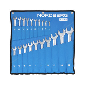 Набор ключей комбинированных 20 шт, планшет тетрон NORDBERG 10220P 01-00017286 Набор ключей комбинированных 20 шт, планшет тетрон NORDBERG 10220P 01-00017286