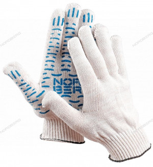 Перчатки с пвх покрытием белые NORDBERG NCG610150 ЦБ-00007851 Перчатки с пвх покрытием белые NORDBERG NCG610150 ЦБ-00007851