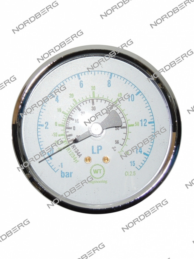 NORDBERG ЗАПЧАСТЬ МАНОМЕТР LP (15BAR/80d) для NF22L ЦБ-00015120