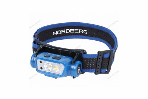 Фонарь светодиодный налобный, аккумуляторный, 3,7 В c датчиком движения NORDBERG 1953 01-00017483 Фонарь светодиодный налобный, аккумуляторный, 3,7 В c датчиком движения NORDBERG 1953 01-00017483
