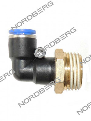 Фитинг угловой D8 1/2" для NORDBERG NL24 ЦБ-00007793
