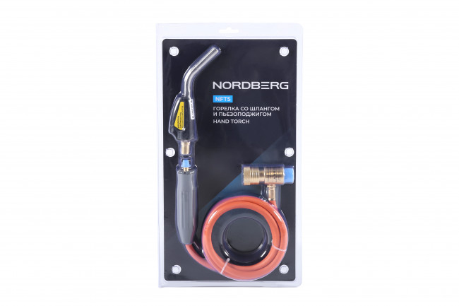 Горелка со шлангом и пьезоподжигом NORDBERG NFT5 01-00014150 Горелка со шлангом и пьезоподжигом NORDBERG NFT5 01-00014150