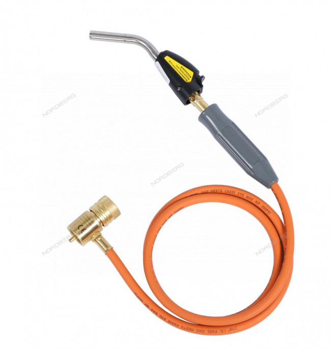 Горелка со шлангом и пьезоподжигом NORDBERG NFT5 01-00014150 Горелка со шлангом и пьезоподжигом NORDBERG NFT5 01-00014150