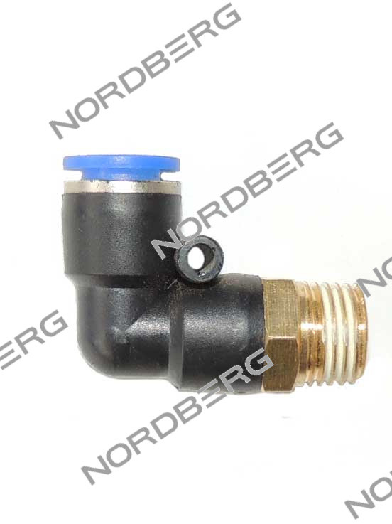 Фитинг угловой D8 1/4" для NL24 NORDBERG ЦБ-00007609 ЦБ-00007609