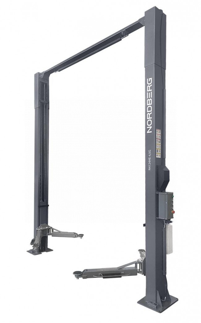 Подъемник двухстоечный 4,5 т, верхняя синхронизация, с электростопорами, 380 В NORDBERG N4124HE-4,5G ЦБ-00017307 Подъемник двухстоечный 4,5 т, верхняя синхронизация, с электростопорами, 380 В NORDBERG N4124HE-4,5G ЦБ-00017307