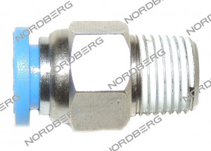 Переходник  для клапана прямой  D6 1/8" C.01.04.FPC 6-01 NORDBERG 000004048 (FPC 6-01) 000004048