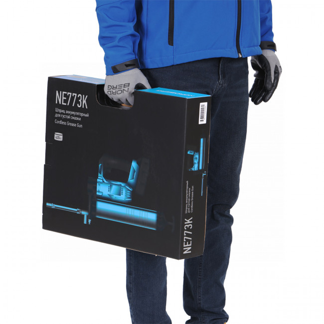 Шприц аккумуляторный для густой смазки, 420 мл NORDBERG NE773K 01-00014229 Шприц аккумуляторный для густой смазки, 420 мл NORDBERG NE773K 01-00014229