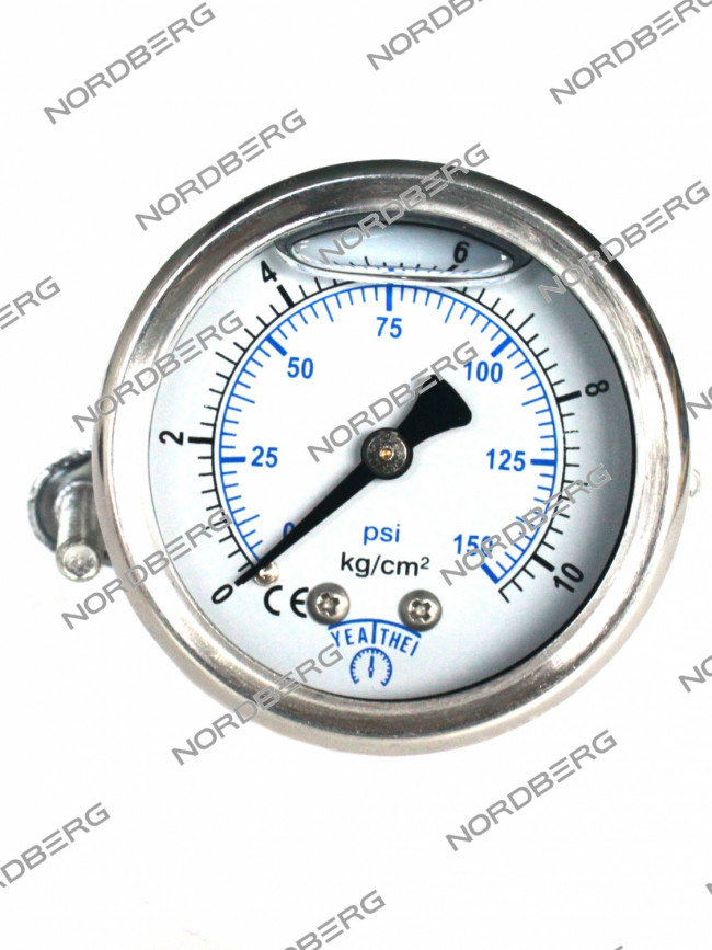 Манометр давления для CMT6 NORDBERG X006253 ЦБ-00001630
