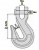 Цепь с крюком L=1,2 м (1 шт.) 01-00003428