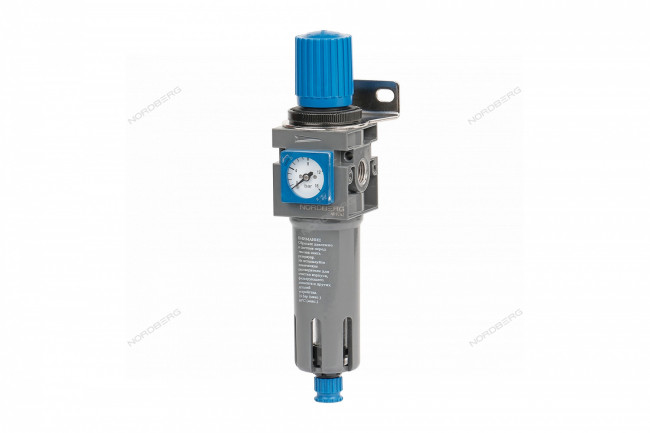 Фильтр воздушный с редуктором, 1/4", 16 бар NORDBERG NP8242 01-00002528 Фильтр воздушный с редуктором, 1/4", 16 бар NORDBERG NP8242 01-00002528