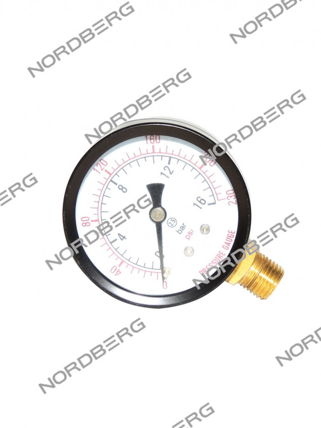NORDBERG ЗАПЧАСТЬ МАНОМЕТР для NSP10/NSP20 ЦБ-00015619 NORDBERG ЗАПЧАСТЬ МАНОМЕТР для NSP10/NSP20 ЦБ-00015619