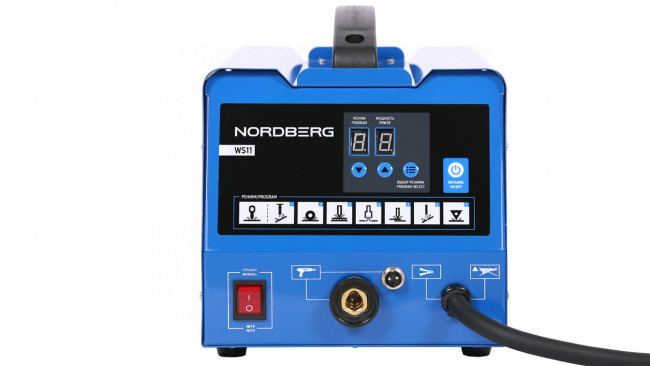 Аппарат сварочный, споттер, 220 В NORDBERG WS11 01-00008464 Аппарат сварочный, споттер, 220 В NORDBERG WS11 01-00008464