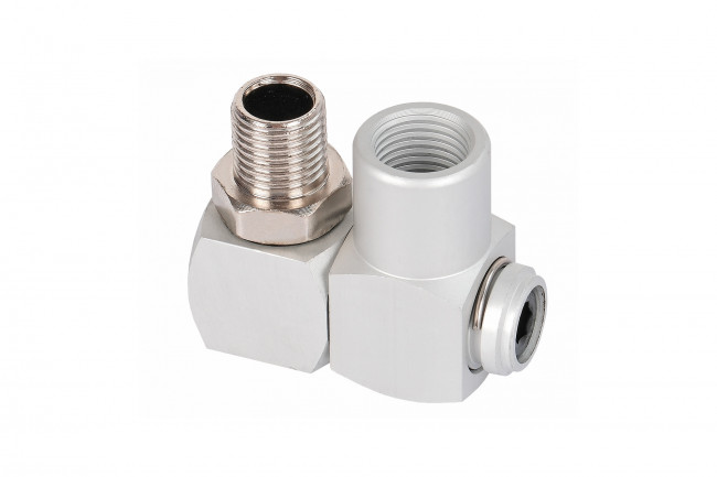 Переходник резьбовой M1/4" - F1/4" шарнирный 360 градусов 01-00001507