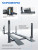 Подъемник четырехстоечный 5 т, без траверсы, для сход-развала, электростопоры, серый NORDBERG 4450J_EG 01-00010524