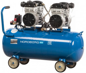 Компрессор поршневой безмасляный, объем 100 л NORDBERG ECO NCEO100/400 00-00018035 Компрессор поршневой безмасляный, объем 100 л NORDBERG ECO NCEO100/400 00-00018035