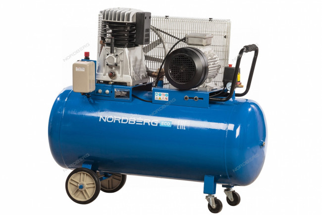 Компрессор поршневой с ременным приводом, объем 200 л NORDBERG ECO NCE200/520 00-00018029 Компрессор поршневой с ременным приводом, объем 200 л NORDBERG ECO NCE200/520 00-00018029
