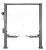 Подъемник двухстоечный 4 т, верхняя синхронизация, с электростопорами, H=4 м, 380 В, серый NORDBERG N4120H1E-4G_3+2_380 01-00008668