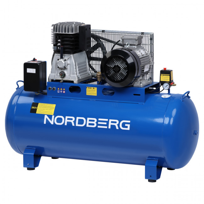 Компрессор поршневой с ременным приводом, объем 300 л NORDBERG ECO NCE300/810 00-00018031 Компрессор поршневой с ременным приводом, объем 300 л NORDBERG ECO NCE300/810 00-00018031