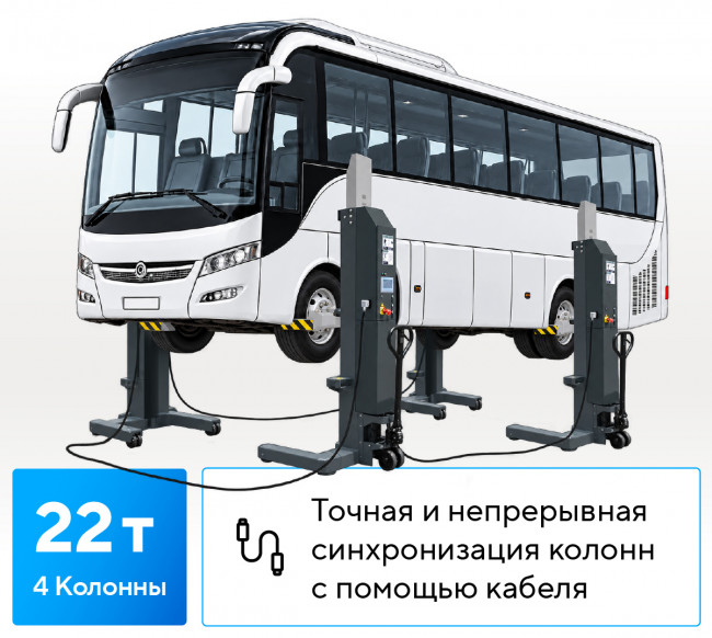 Подъемник подкатной, электрогидравлический, проводная связь (комплект 4 шт.) NORDBERG N955-4-G-C 01-00022174 Подъемник подкатной, электрогидравлический, проводная связь (комплект 4 шт.) NORDBERG N955-4-G-C 01-00022174