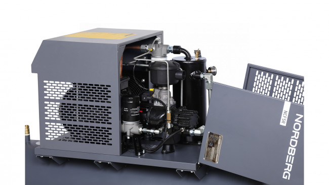 Компрессор винтовой, 4 кВт, 10 бар, 450 л/мин, ресивер 180 л, IP54 NORDBERG NCF5R 01-00013579 Компрессор винтовой, 4 кВт, 10 бар, 450 л/мин, ресивер 180 л, IP54 NORDBERG NCF5R 01-00013579