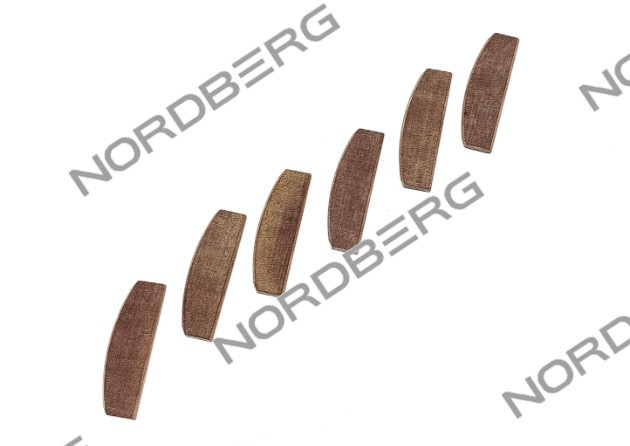 Лепесток ротора для NP16160 (комплект 6 шт) NORDBERG NP16160#14 01-00001867