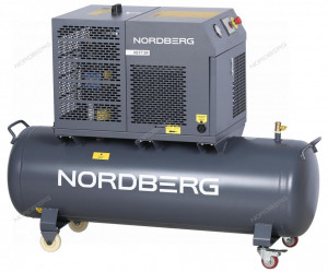 Компрессор винтовой, 5,5 кВт, 10 бар, 660 л/мин, ресивер 230 л, IP54 NORDBERG NCF7,5R 01-00013578 Компрессор винтовой, 5,5 кВт, 10 бар, 660 л/мин, ресивер 230 л, IP54 NORDBERG NCF7,5R 01-00013578