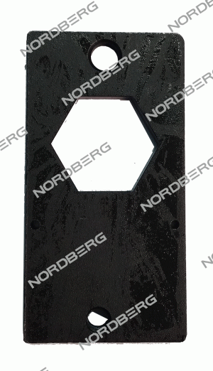 Пластина фиксатор шестигранника  NORDBERG C-54-1300001 ЦБ-00002172