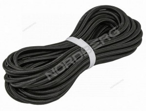 Шланг топливный резиновый в оплетке 3мм, 1м. NORDBERG H0307NBR-BR ЦБ-0009118