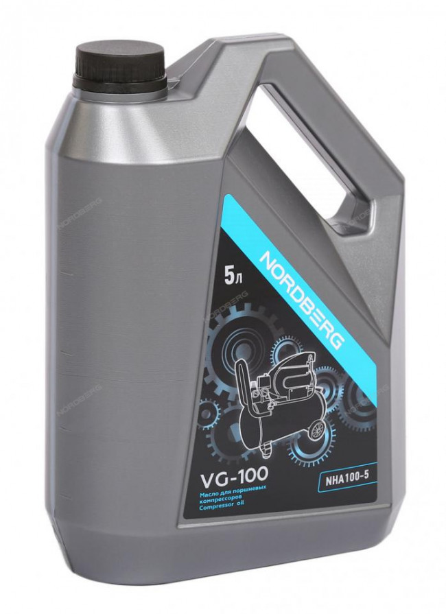 Масло компрессорное VG-100, 5 л NORDBERG NHA100-5 00-0011432