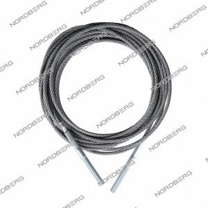 Трос для подъемника 4450 со шпилькой (1 шт) 13 235 мм NORDBERG 02-00009833 ЦБ-0009833